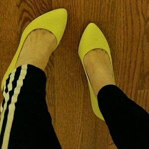 Inc neon kitten heels